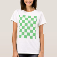 Retro Green Chessboard Chequerboard Tile Y2K