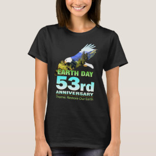 Retro Green Eco Friendly for Earth Day 2023 Awaren T-Shirt
