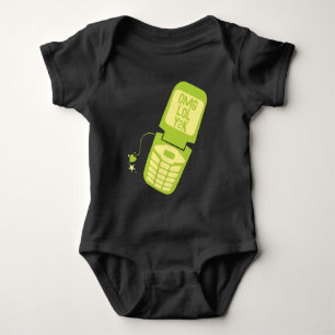 Retro Green Flip Phone T-Shirt Baby Bodysuit