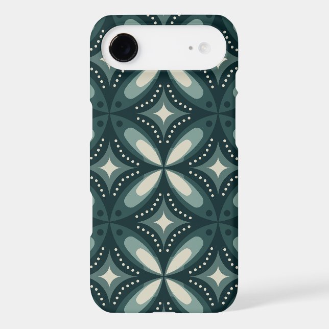 Retro Green Geometric Pattern (Back)