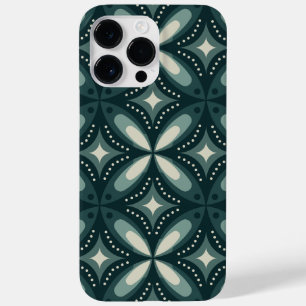 retro green shapes Case-Mate iPhone 14 pro max case