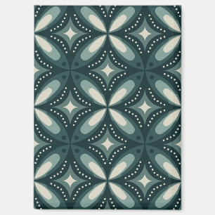 retro green shapes magnet