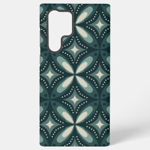 retro green shapes samsung galaxy case