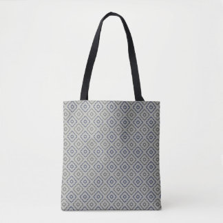 Retro Grey Pattern Tote Bag