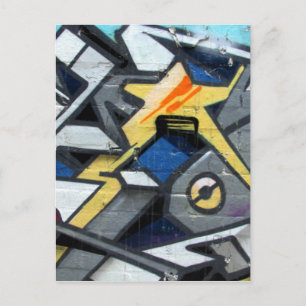 retro grey postcard