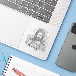 Retro Grid Jesus King Of Kings Revelation 19:16