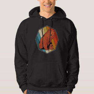Retro Grizzly Bear Wildlife Forest Animal Bear Hoodie