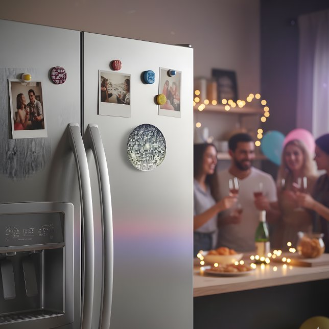 Retro Groove - Disco Ball Magnet (Creator Uploaded)