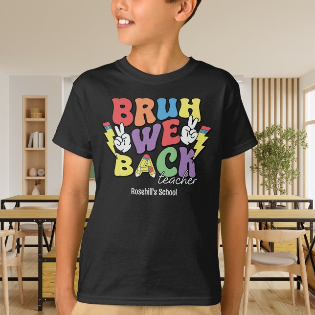 Retro groovy Back to school T-Shirt (Creator Uploaded)