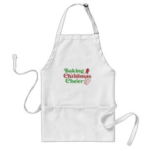 Retro Groovy Baking Christmas Cheer Standard Apron