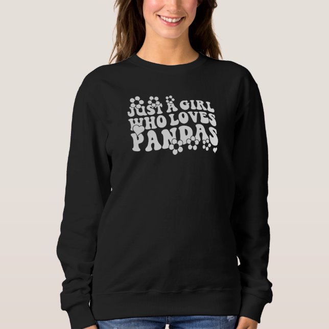 Retro Groovy Boho Hippie Just A Girl Who Loves Koa Sweatshirt (Front)