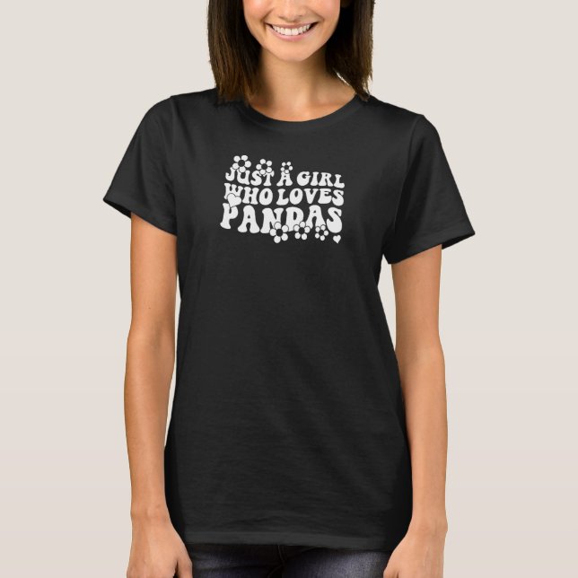 Retro Groovy Boho Hippie Just A Girl Who Loves Koa T-Shirt (Front)