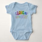 Retro groovy bubble-letter I Love my LesbiAunt