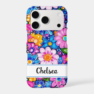 Retro Groovy Floral Personalised