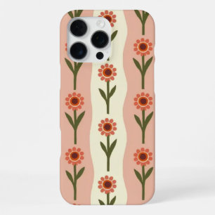 Retro Groovy Floral Phone Case