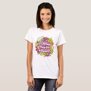 Retro Groovy Floral T-Shirt