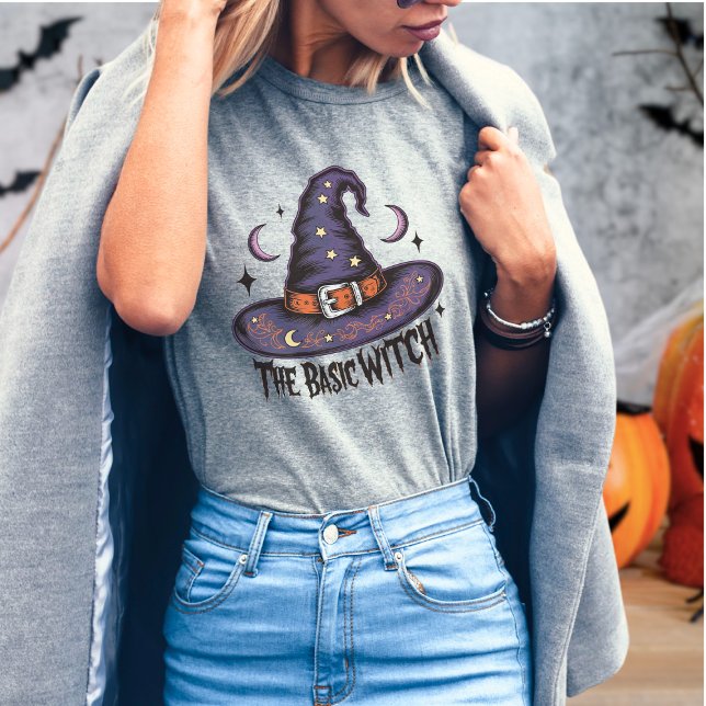 Retro Groovy Fun Witch Halloween Costume Womens T-Shirt (Creator Uploaded)