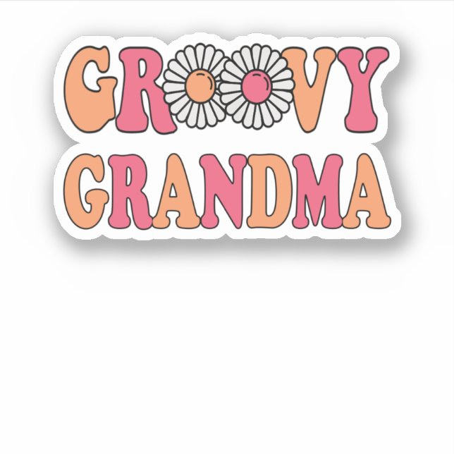 Retro Groovy Grandma Matching Family (Front)