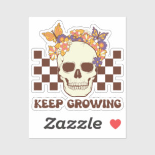 Retro groovy Halloween Keep growing