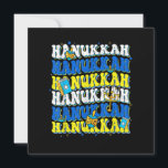 Retro Groovy Happy Hanukkah Chanukkah Jewish Holid Invitation<br><div class="desc">This is a great Christmas gift for people who like Santa Claus. Your family,  friends or children will love this gift after you give it to them. Wishing you and your family and friends a Merry Christmas.</div>