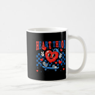 Retro Groovy Heart Throb Valentines Day Toddlers B Coffee Mug