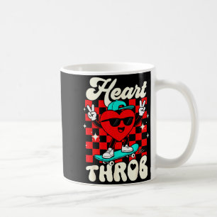 Retro Groovy Heart Throb Valentines Day Toddlers B Coffee Mug
