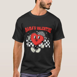 Retro Groovy Heart Throb Valentines Day Toddlers B T-Shirt
