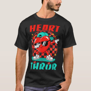 Retro Groovy Heart Throb Valentines Day Toddlers B T-Shirt