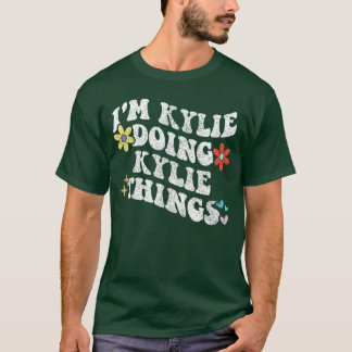 Retro Groovy Im Kylie Doing Kyliehings Funny Mothe T-Shirt