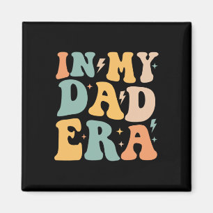 Retro Groovy In My Dad Era Father&# s Day  Magnet