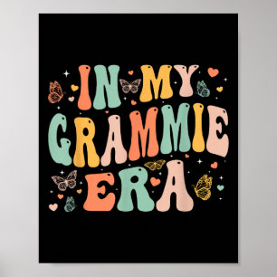 Retro Groovy In My Grammie Era Mother's Day Women Poster