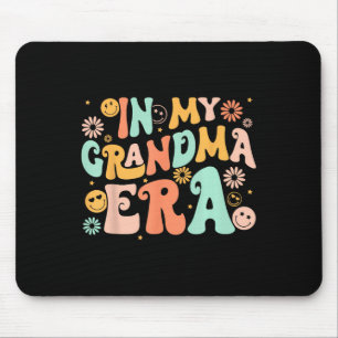 Retro Groovy In My Grandma Era Grandma Mothers Day Mouse Pad
