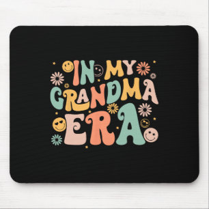 Retro Groovy In My Grandma Era Grandma Mothers Day Mouse Pad