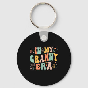 Retro Groovy In My Granny Era Mother's Day Women  Key Ring