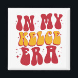 Retro Groovy In My Kelce Era  Magnet<br><div class="desc">Retro Groovy In My Kelce Era</div>