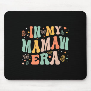 Retro Groovy In My Mamaw Era Mother's Day Women Mouse Pad