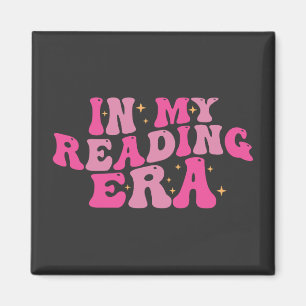 Retro Groovy In My Reading Era Magnet