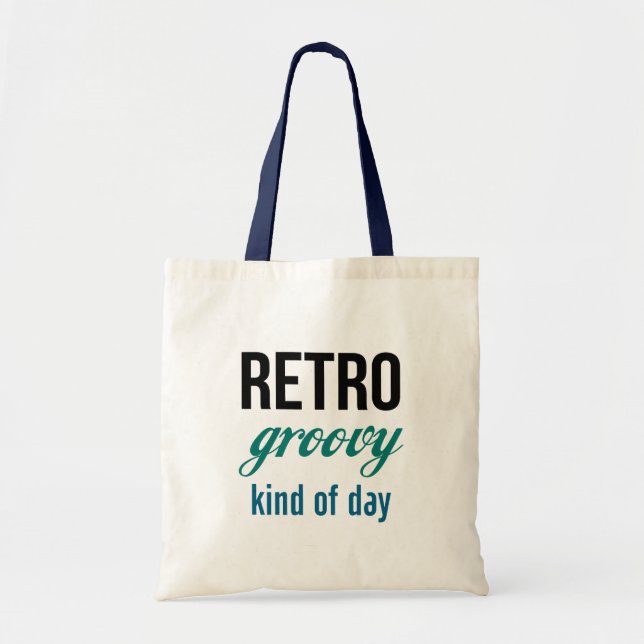 Retro Groovy Kind of Day Bag (Front)