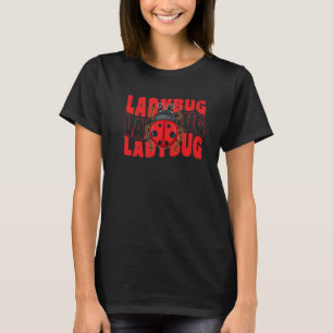 Retro Groovy LadyBug Insects T-Shirt