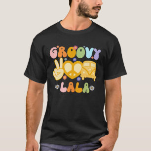 Retro Groovy Lala Grandma Hippie Family Matching M T-Shirt
