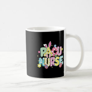 Retro Groovy Pacu Nurse Bunny Ear Funny Easter Gif Coffee Mug
