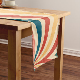  Retro Groovy Pattern  Short Table Runner