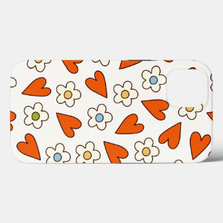 Retro Groovy Patterns 70s-60s-80s iPhone 13 Case