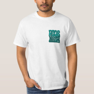 Retro Groovy PCOS WARRIOR Teal Ribbon Awareness T-Shirt