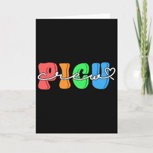 Retro Groovy Picu Crew Valentine Paediatrics Inten Card