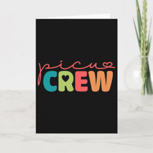Retro Groovy Picu Crew Valentine Paediatrics Inten Card
