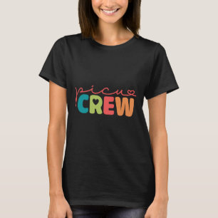 Retro Groovy Picu Crew Valentine Paediatrics Inten T-Shirt