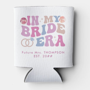 Retro Groovy Script Bride Name In My Bride Era Can Cooler