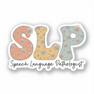 Retro Groovy Speech Language Pathologist SLP