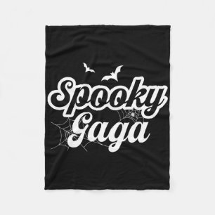 Retro Groovy Spooky Gaga Halloween Witch Mum Grand Fleece Blanket
